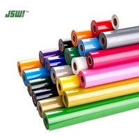 Vinilo Adhesivo Removible de Alto Brillo, Ecológico, Impermeable, en Rollo, con Diseño de Estrellas