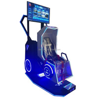 Simulador de Vuelo VR 9D de Alta Calidad de Fábrica en Guangzhou, Máquina de Juego de Simulación VR 9D para Interiores, Centro Comercial, Parque de Aventuras