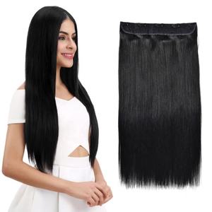 Extensiones de Cabello Humano 100% Remy Natural Brasileño Virgen, Balayage Rubio Invisible, 30 Pulgadas, Rizado, Sin Enredos, con Clip - Product Image 1