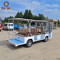 Voiture électrique classique de tourisme 9-17 places, minibus avec climatisation, vente directe usine, longue autonomie de la batterie, couleur personnalisable