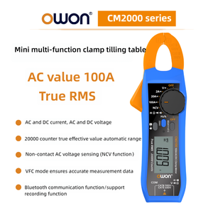 Multimètre numérique industriel 600V pour CM2100B, ampèremètre True RMS 100A, pince ampèremétrique NCV - Product Image 5