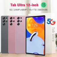 Tablet PC Tab Ultra Navideña de 11 Pulgadas, 16 GB, 1 TB, 108 MP, 8000 mAh, 5G, Caja de Regalo Navideña, Regalo para Estudiantes y Niños, Regalo al por Mayor