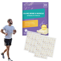 Patchs personnalisés de supplément de vitamine D Mg Ca pour la force musculaire osseuse autocollant de magnésium transdermique plâtre calcique