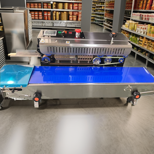 Seladora Térmica Contínua de Banda FR-770 com Largura de Selagem de 6-13 MM para Sacos Plásticos com Inserção de Saco pelo Lado Esquerdo - Product Image 3