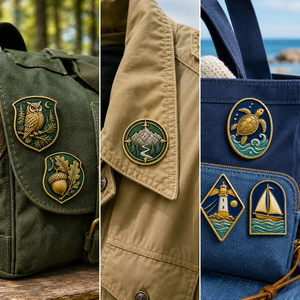 Insignias Metálicas Personalizadas de Aventura en la Naturaleza – Pines de Solapa 3D Esmaltados con Diseños de Bosques y Costas - Product Image 3