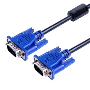 Wodexun Vga <b>Cable</b> 1.5m Male To Male Hd <b>Computer</b> Monitor Tv Projector Connection With Dual Magnetic Ring Stable No Screen - Product Image 5