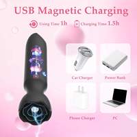 Vibrateur Rose Bullet à commande par application, vibrateur pour masturbation féminine, vibrateur en forme de rouge à lèvres, vibrateur Rose Bullet AV