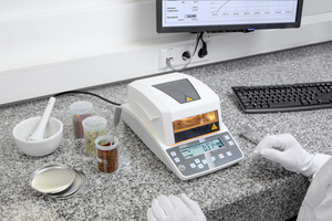 Balanza de laboratorio digital halógena de alta precisión Veidt Weighing para analizador de humedad Kern DBS 60-3 60g 0.001g - Product Image 5