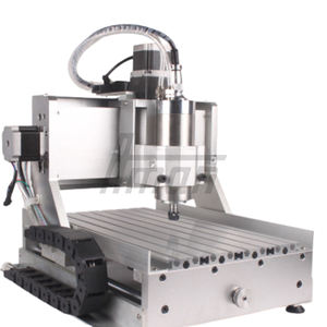 Mini routeur CNC 3020 500W Mach3 avec moteur de broche haute vitesse en aluminium 6061-T6 110V/220V 490x420x425mm 3/4 axes USB - Product Image 1