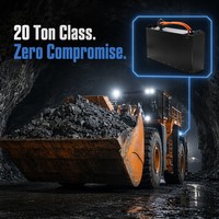 Véhicule utilitaire minier de surface à batterie lithium 72V 300Ah LiFePO4, remplacement de batterie au plomb-acide, camion de service pour mines en exploitation ouverte