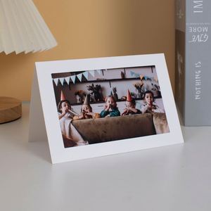 Wholesale Folded Home Desktop Display Cardboard <b>Photo</b> <b>Frame</b> Rectangle Family Friends Paper <b>Photo</b> <b>Frame</b> - Product Image 5
