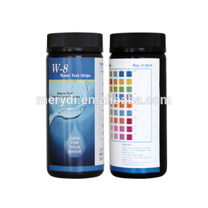 Hochwertige 8-in-1-Wassertestkits Einstufiges Erkennungs <span class=keywords><strong>kit</strong></span> für Pool <span class=keywords><strong>aquarium</strong></span> und Leitungs wasser modell W-8 Klasse II CE-zertifiziert - Product Image 4
