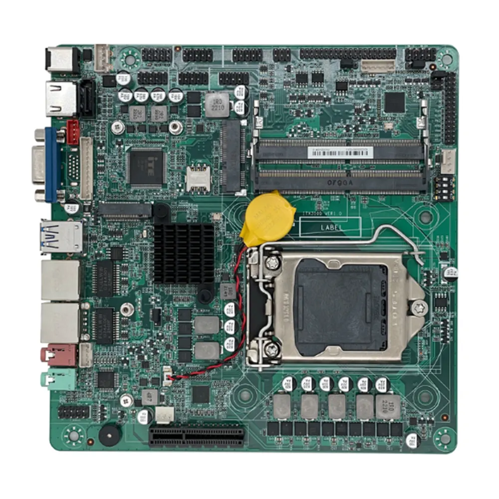 Mini ITX H310 Bo mạch chủ 6th 7th 8th 9th thế hệ lga1151core i3 9100 i5 9500 I7 9700 I9 9900 CPU PCIe 16X Cổng DDR4 32GB PCB