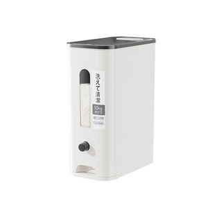 Boîte de rangement hermétique pour riz, céréales, grains, haricots, farine – Seau de stockage de riz avec indicateur d'humidité – Seau anti-humidité pour la maison - Product Image 6