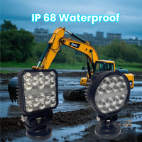 Meilleure Qualité Rectangle Super Lumineux 80W LED IP67 Étanche 10-40V Mining Light Conduite Brouillard Lampe de Travail pour Voitures Camions Tracteurs