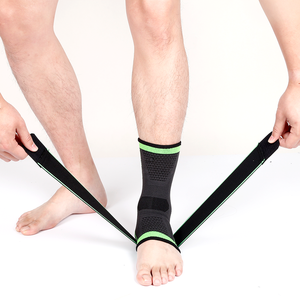 Échantillon gratuit Manchon de soutien de la cheville Attelle élastique réglable par compression pour le basket-ball sportif Orthèse orthopédique Douleur - Product Image 2