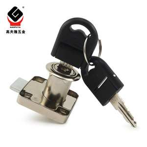 Serrure de tiroir en alliage de zinc Tieliwang 136-22, clé pliable, durable, pour armoire de bureau, meubles - Product Image 5