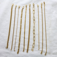 B2 Olivia Étanche En Acier Inoxydable Rond Serpent Corde Cubaine Blé Câble Figaro Chaîne À Chevrons Bracelet pour Femmes Hommes