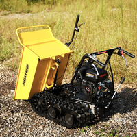 AUSTTER 3F+1R Landmotor-Benzinmotor Landwirtschaft Baustellenbau Raupenbahnen-Kraftwagen Lastkarren-Mini-Kartonlader