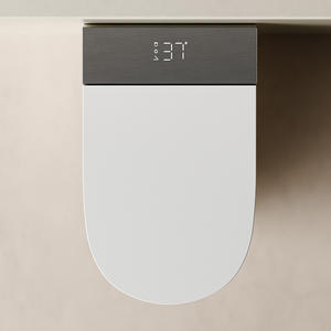 Nouveau Style Toilette Intelligente De Luxe Électrique Autonettoyant Toilette Intelligente Mur Accroché Télécommande Soutenue Smart <span class=keywords><strong>Wc</strong></span> - Product Image 4