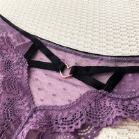 Mode Sexy String Femmes Sous-Vêtements Culottes Filles Mature Transparent Rose Dentelle Lingerie T-Back Perizoma Tanga G-string
