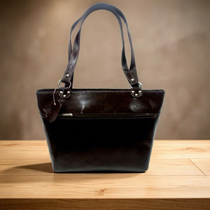 Sac à main pour femme BS INTERNATIONAL, cuir de vache véritable de qualité supérieure, léger, imperméable, écologique, grande capacité, fermeture éclair - Product Image 1