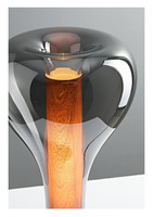 Lampe de table en verre minimaliste moderne