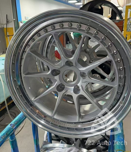 722 Cerchi <span class=keywords><strong>Auto</strong></span> Personalizzati Deep Dish Lucidati a 2 Pezzi e 5 Razze in Lega Forgiata, Rims per <span class=keywords><strong>Auto</strong></span> 18 19 20 21 22 24 Pollici per BMW G20 535i F10 M5 - Product Image 6