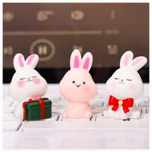 Figuras de Conejitos de Resina en 3D, Miniaturas de Conejos de Juguete, Coleccionables, Decoración de Pascua, Manualidades, Duraderas, de Dibujos Animados, para Jardín, Venta al por Mayor - Product Image 5