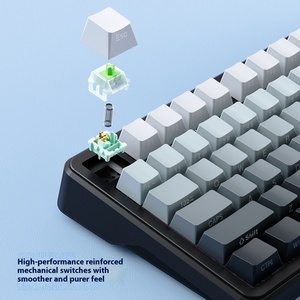 Tùy Chỉnh RGB Đèn Nền Không Dây Cho Bluetooth Bàn Phím Cơ Khí Nhà Máy Side Khắc Key Cap Cho Văn Phòng Trò Chơi E-Thể Thao Mới - Product Image 4