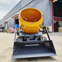 Nouveau modèle 2024 Mini-bétonnière-dumper portable avec moteur EPA, transmission hydrostatique sur chenilles, chargeuse compacte pour la vente aux États-Unis