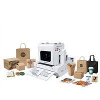 Mini machine numérique de bureau à feuille unique A4 haute vitesse pour imprimante, pour sacs en papier, boîtes en carton, carton ondulé et kraft