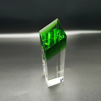 Récompense séries — Cube en verre, possibilité d'impression couleur cristal, personnalisé, impression Uv, nouveau Design, vente en gros