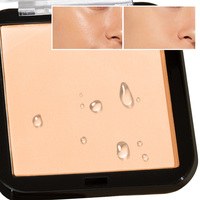 Poudre fixante compacte, contrôle du sébum, imperméable, longue tenue, éclatante, 6 teintes, OEM ODM, étiquette privée, logo personnalisé, vente en gros