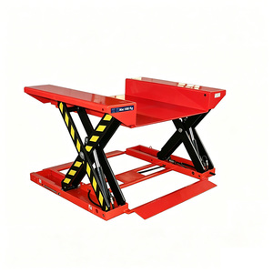 Plateforme élévatrice de quai à profil bas, <span class=keywords><strong>table</strong></span> élévatrice hydraulique électrique pour la manutention de marchandises de camions de petite taille - Product Image 5