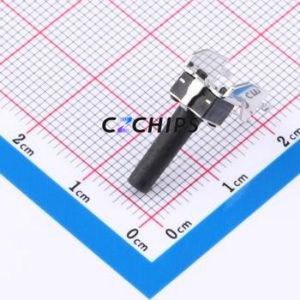 GT-TC102B-H155-L1 Tactile Switch Through hole,6.1x6.1mm Switch Single Pole Single Throw Round Button 2.5N Right Angle Insert - Product Image 2
