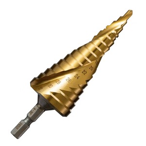 Yiduo Metric <b>Step</b> <b>Drill</b> Bits Hex Shank Tialn Coated For Nonferrous Metals - Product Image 5
