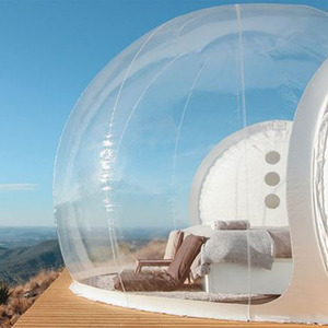 Outdoor Hotel <b>Inflatable</b> Glamping Geodesic <b>House</b> Camping Bubble Big Dome Tent Customized Bubble Outdoor Hotel Inflatab - Product Image 3