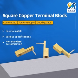 Không tiêu chuẩn mét đồng khối thiết bị đầu cuối DC kết nối điện vuông quốc gia lưới mét tán đinh pin đồng khối thiết bị đầu cuối - Product Image 2
