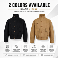 Blouson bomber homme en cuir véritable, col montant, en daim noir, coupe ajustée, avec fermeture boutonnée, style décontracté, teinture unie, finition enduite