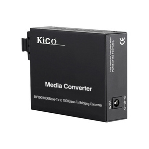 KICO sợi quang 10/100/1000M phương tiện truyền thông chuyển đổi RJ45 + Chế độ duy nhất sợi quang thu phát sợi RJ45 chuyển đổi thiết bị quang học - Product Image 3