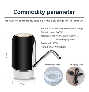 New Mini <strong>Electric</strong> <strong>Pump</strong> <strong>Water</strong> Dispenser Rechargeable Portable Bottle <strong>Water</strong> Dispenser Office Dormitory Home <strong>Pump</strong> - Product Image 6