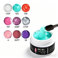 Gel UV Constructeur Épais à Séchage Rapide Sans HEMA, à Dissoudre, pour Usage en Salon, Durcissement LED, Longue Durée, Fournitures d'Art Ongulaire