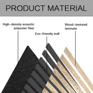 Shengtai Akupanel木製音響パネルMDF音響パネル拡散壁防音製品 - Product Image 5