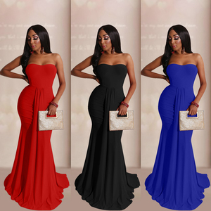 <span class=keywords><strong>Robe</strong></span> longue décontractée sexy à épaules dénudées pour l'été, <span class=keywords><strong>robe</strong></span> <span class=keywords><strong>moulante</strong></span> pour femmes, robes de soirée, service OEM - Product Image 1