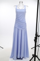 Robe longue sans manches élégante pour femme Printemps-Été 2026, couleur unie, col licou, robe de soirée formelle avec ceinture et jupe évasée