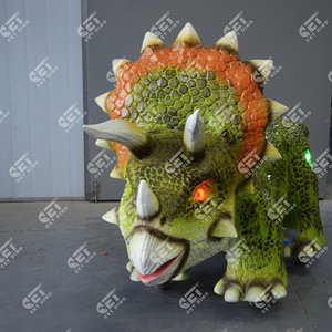 Auto Eléctrico Animatrónico de Dinosaurio con Luces LED de 24V para Niños, Efectos de Luz Impresionantes para Entretenimiento en Centros Comerciales - Product Image 3