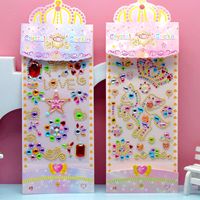Nouvel Arrivage Transfrontalier XY-022 Autocollants Décoratifs en Strass de Formes Créatives, Décalcomanies Diamantées DIY Style Mignon, Décoration Réutilisable