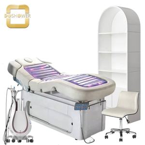 Luxe électrique corps sculptant lit <span class=keywords><strong>de</strong></span> beauté réglable visage trou oreiller PU <span class=keywords><strong>esthétique</strong></span> peau clinique équipement meubles approvisionnement - Product Image 4