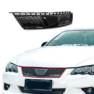 Rejilla Delantera para Parachoques de Plástico ABS Brillante Negro para Mark X 2006-2009, Nuevo Diseño, Radiador Universal, Accesorio para Auto - Product Image 1